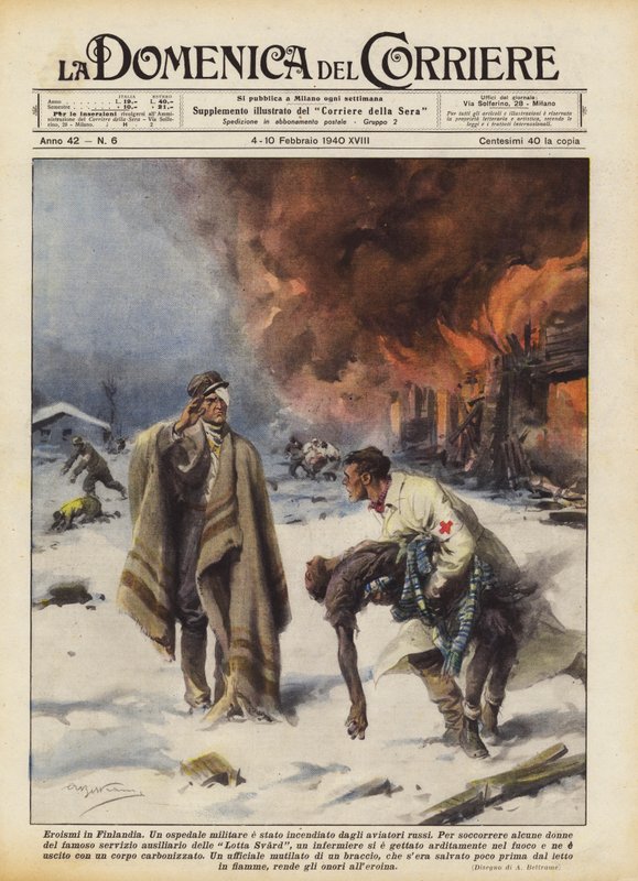 Hősiesség Finnországban alkotó: Achille Beltrame