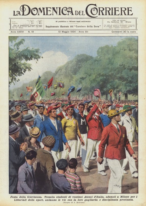 Ifjúság ünnepe alkotó: Achille Beltrame