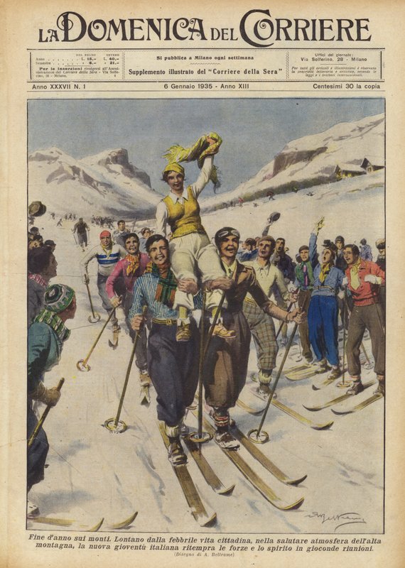 Végezze el a károkat a hegyekben alkotó: Achille Beltrame