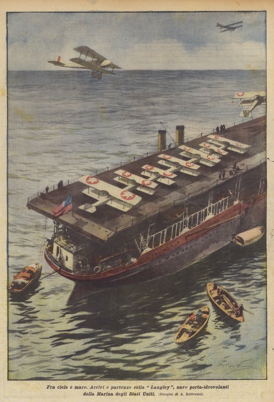 Ég és tenger között alkotó: Achille Beltrame