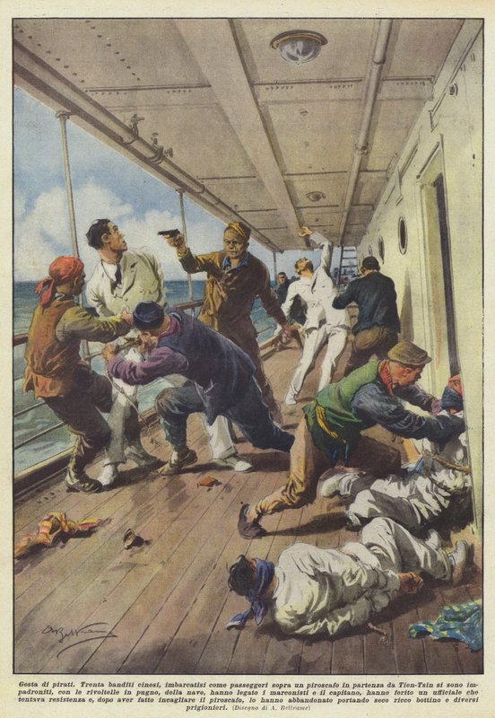 Kalózok tettei alkotó: Achille Beltrame
