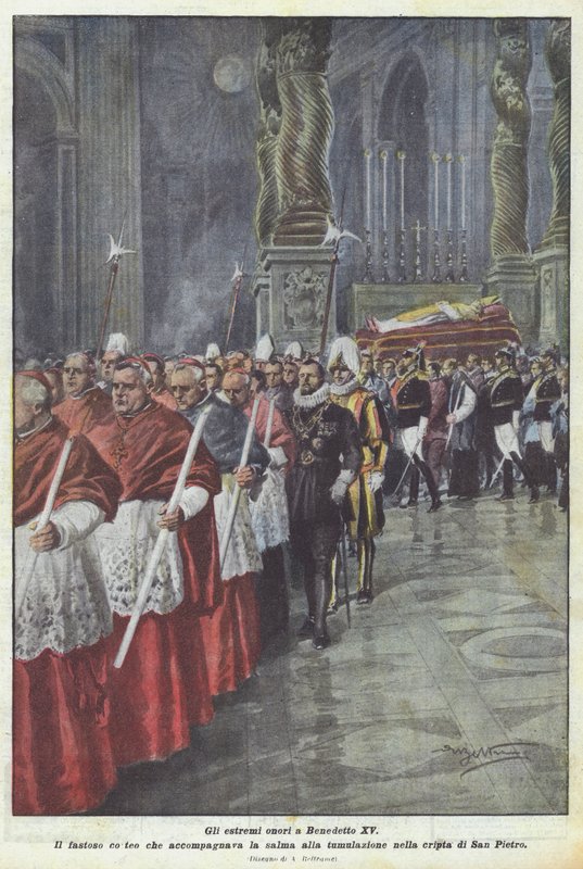 A rendkívüli kitüntetés XV. Benedeknek alkotó: Achille Beltrame