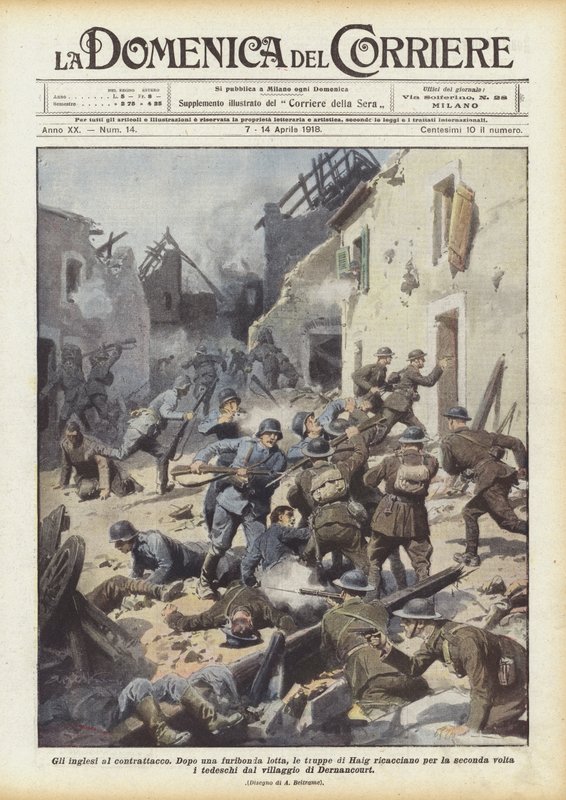 A britek ellentámadásban alkotó: Achille Beltrame