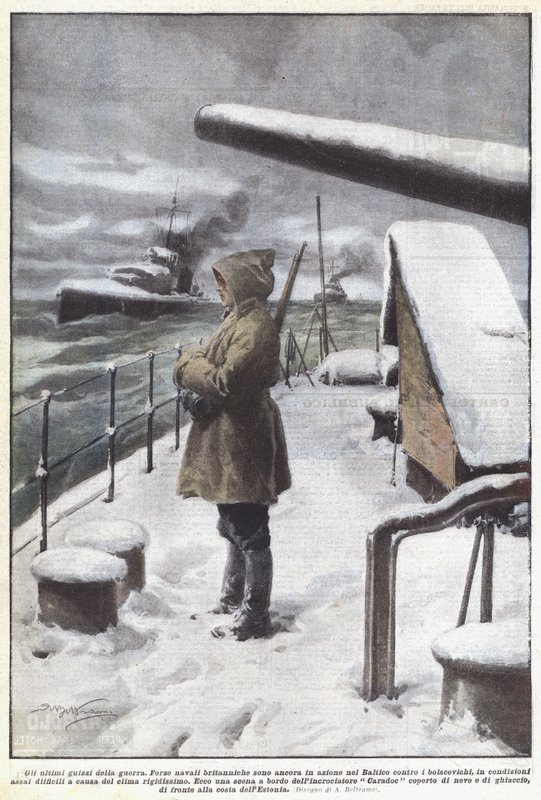A háború utolsó villanásai alkotó: Achille Beltrame