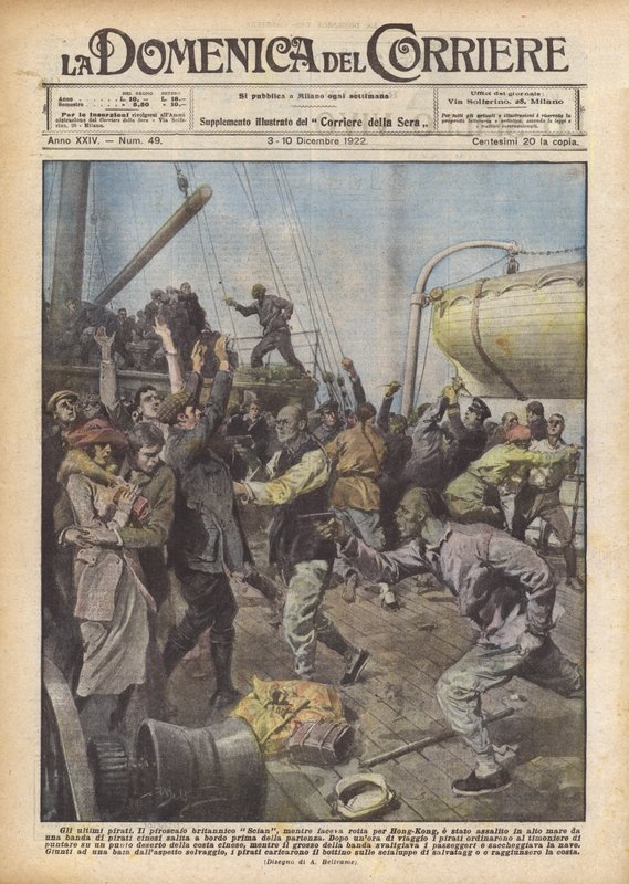 Az utolsó kalózok alkotó: Achille Beltrame
