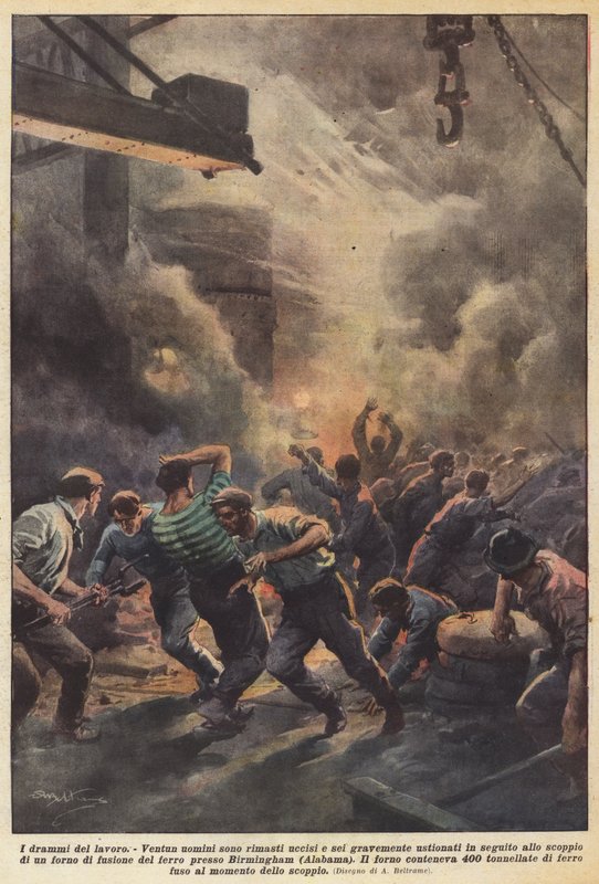 A munka drámái alkotó: Achille Beltrame
