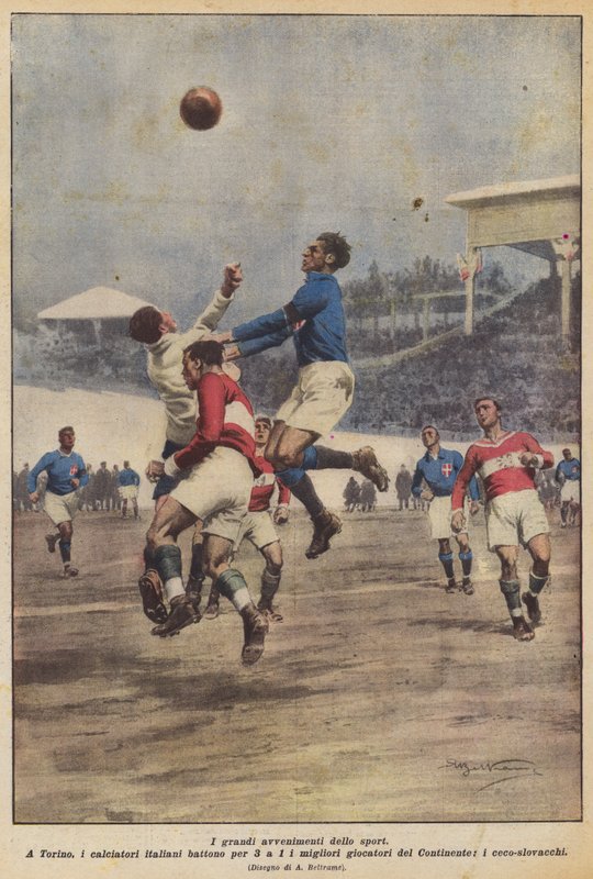 A nagy sportesemények alkotó: Achille Beltrame