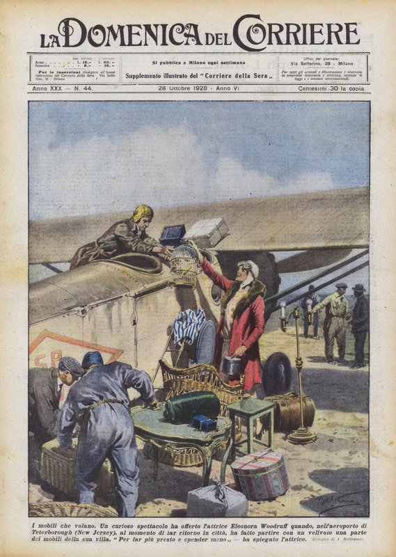 Repülő bútorok alkotó: Achille Beltrame
