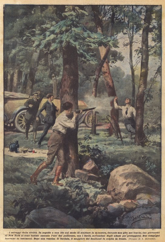 A civilizáció vademberei alkotó: Achille Beltrame