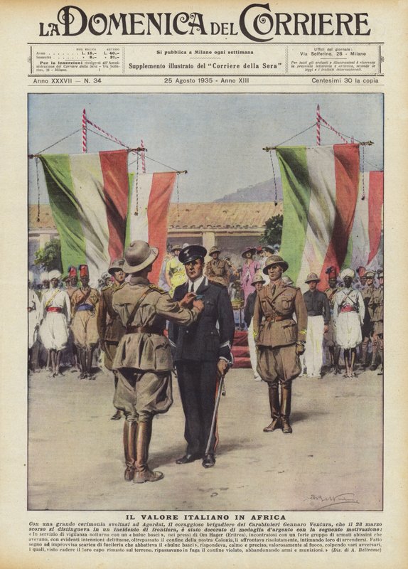 Az olasz érték Afrikában alkotó: Achille Beltrame