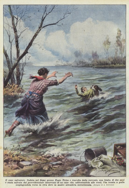 A Megváltó kutya alkotó: Achille Beltrame