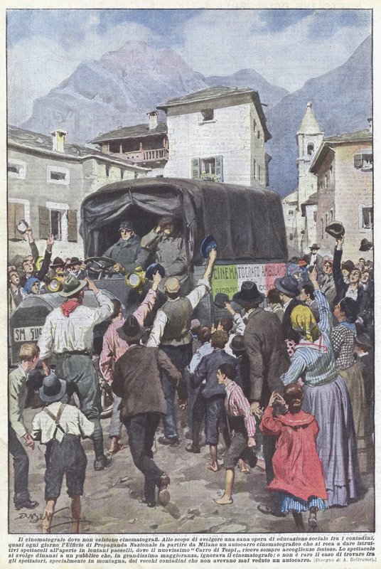 A mozi, ahol nincsenek mozik alkotó: Achille Beltrame