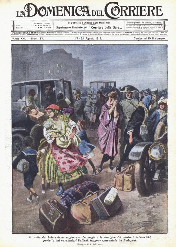 A magyar bolsevizmus összeomlása alkotó: Achille Beltrame