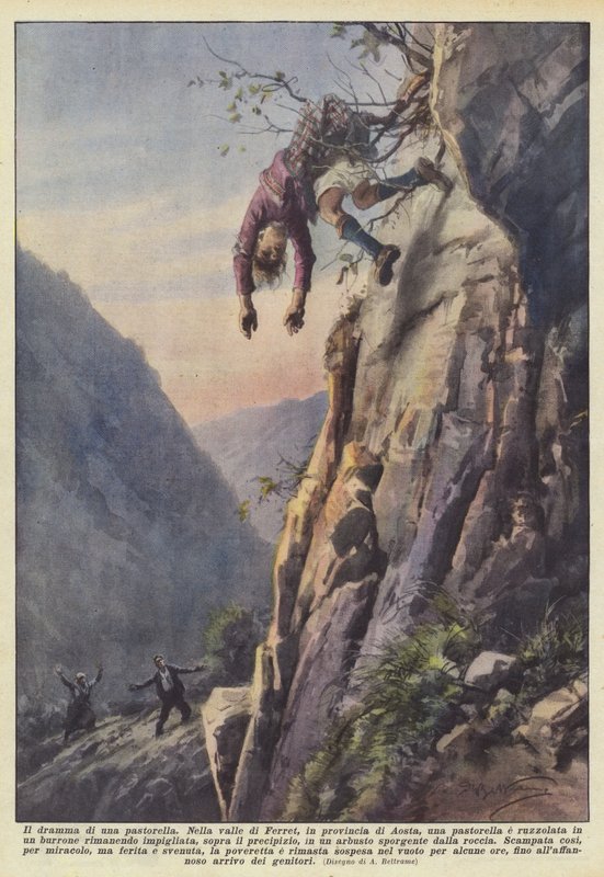 Egy pásztorlány drámája alkotó: Achille Beltrame