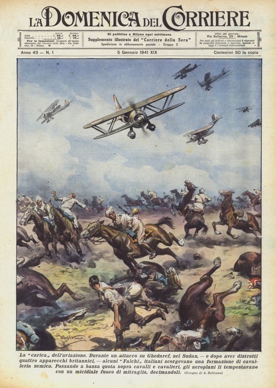 A légierő töltése alkotó: Achille Beltrame