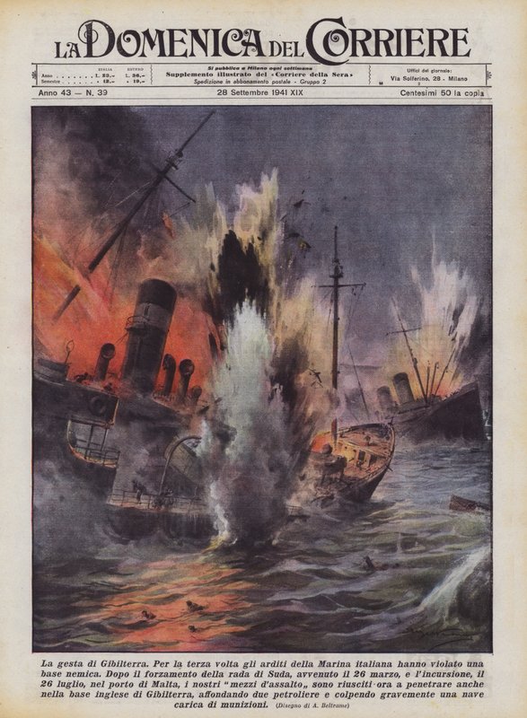 Gibraltár tette alkotó: Achille Beltrame