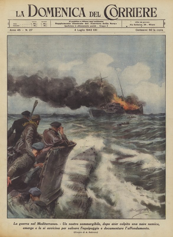 Háború a Földközi-tengeren alkotó: Achille Beltrame
