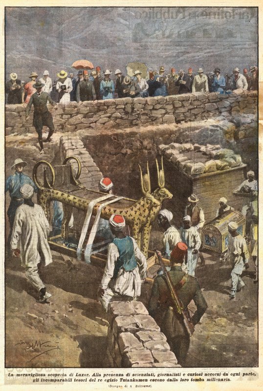 Luxor csodálatos felfedezése alkotó: Achille Beltrame