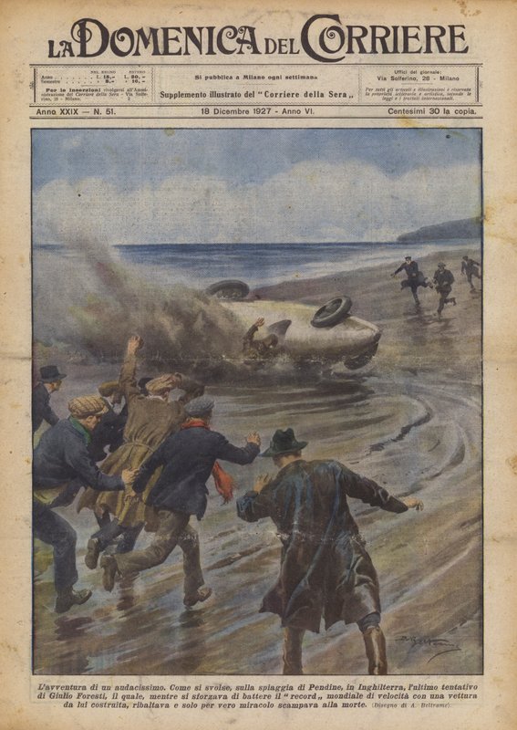 Egy nagyon merész ember kalandja alkotó: Achille Beltrame