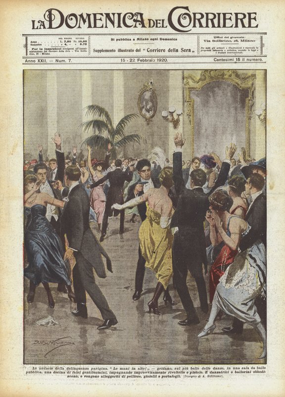 A párizsi bűnözés merészsége alkotó: Achille Beltrame