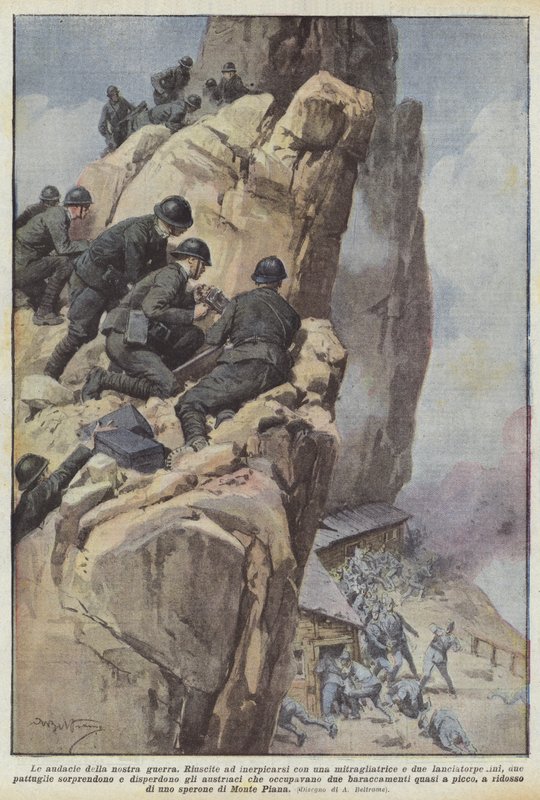 Háborúnk merészsége alkotó: Achille Beltrame