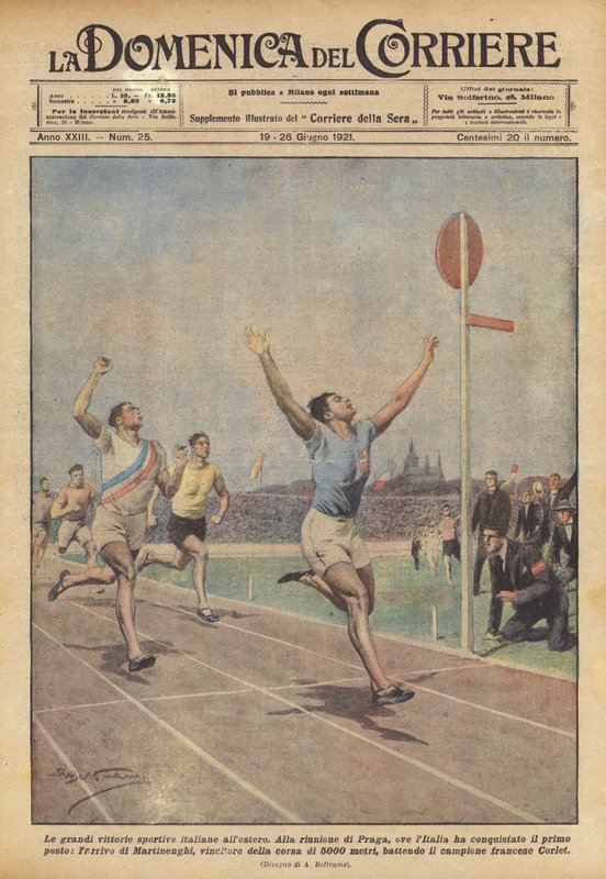A nagy olasz sportgyőzelmek külföldön alkotó: Achille Beltrame