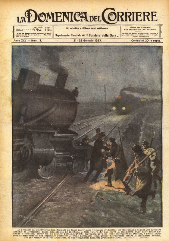 Az ír lázadók hőstettei alkotó: Achille Beltrame