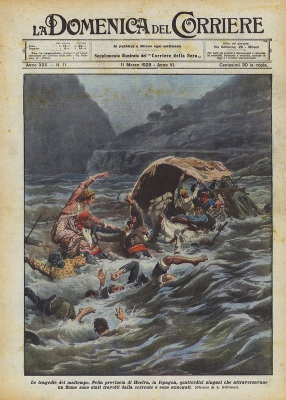A rossz időjárás tragédiái alkotó: Achille Beltrame