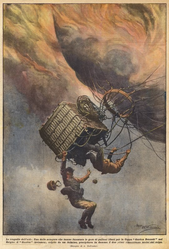 A levegő tragédiái alkotó: Achille Beltrame