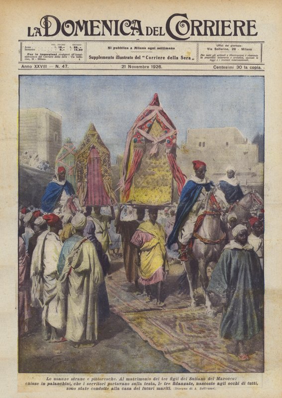 A különös és festői szokások alkotó: Achille Beltrame