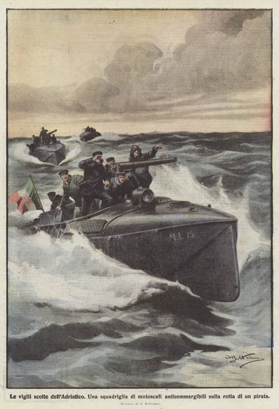 Az Adria brigádja alkotó: Achille Beltrame