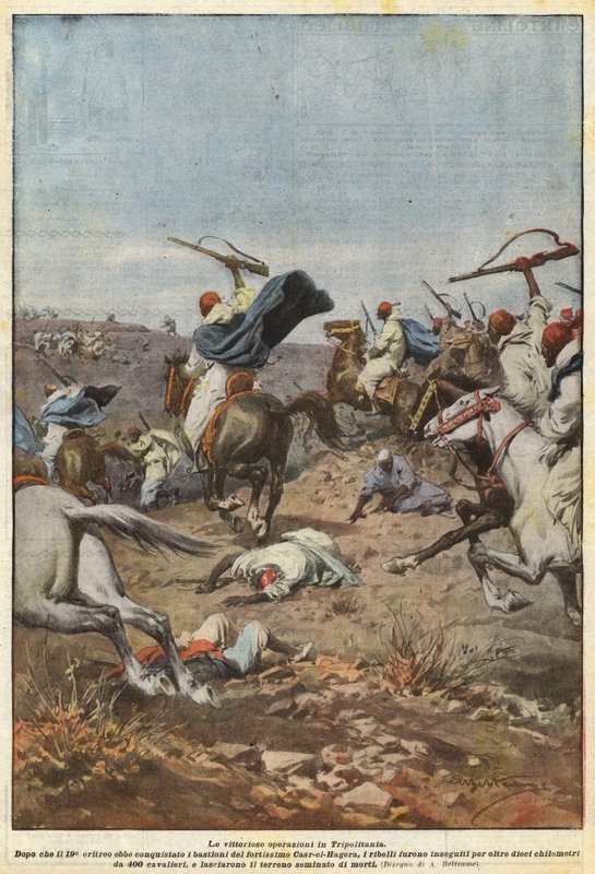 A sikeres műveletek Tripolitániában alkotó: Achille Beltrame