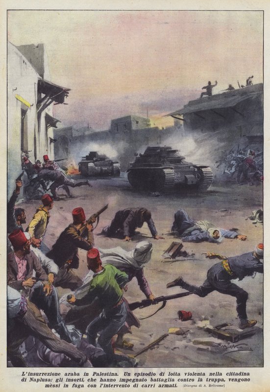 Az arab felkelés Palesztinában alkotó: Achille Beltrame