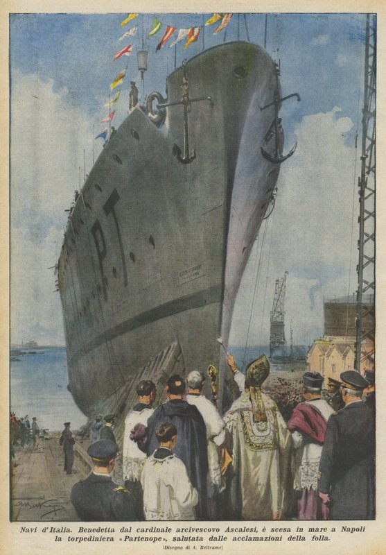 Navi dItalia alkotó: Achille Beltrame