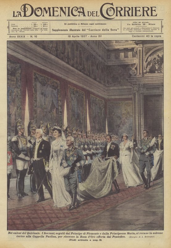 A Quirinale termeiben alkotó: Achille Beltrame