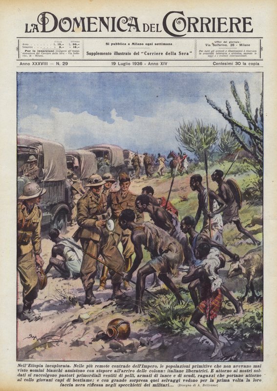 A feltáratlan Etiópiában alkotó: Achille Beltrame