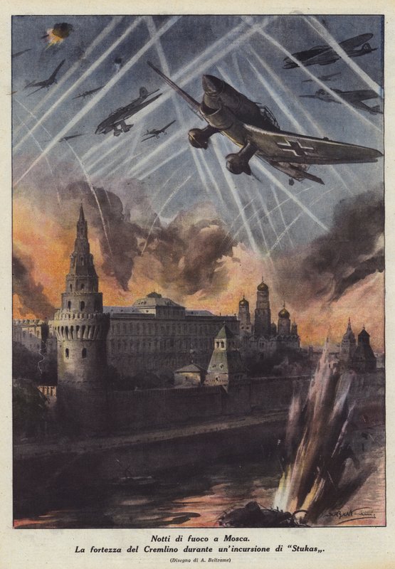 Tűzes éjszakák Moszkvában alkotó: Achille Beltrame