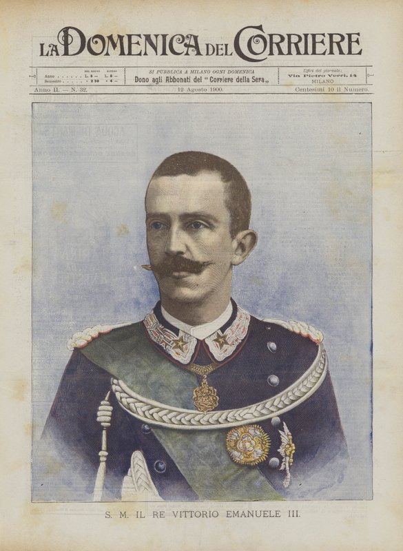 S M Vittorio Emanuele király III alkotó: Achille Beltrame