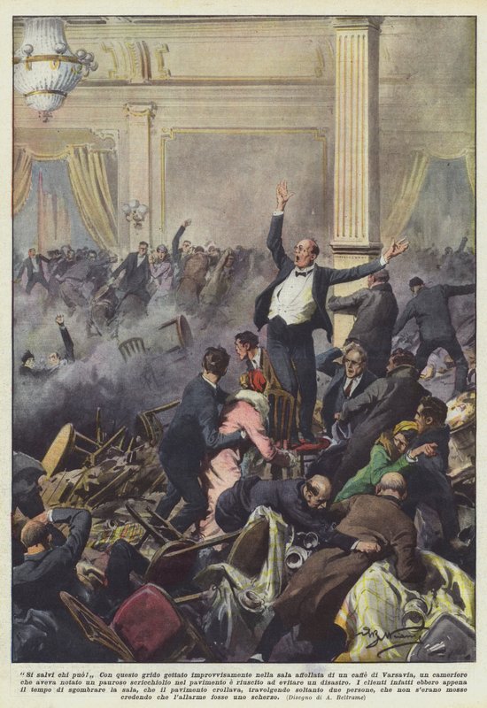 Mindenki önmagáért! alkotó: Achille Beltrame