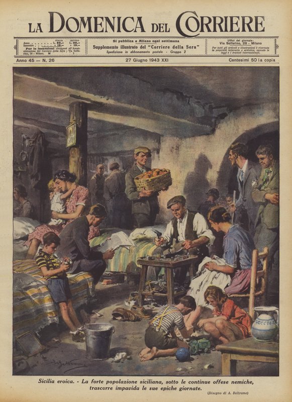 Hősi Szicília alkotó: Achille Beltrame