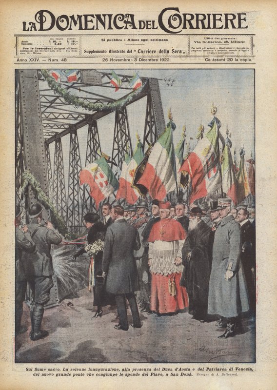 A szent folyón alkotó: Achille Beltrame