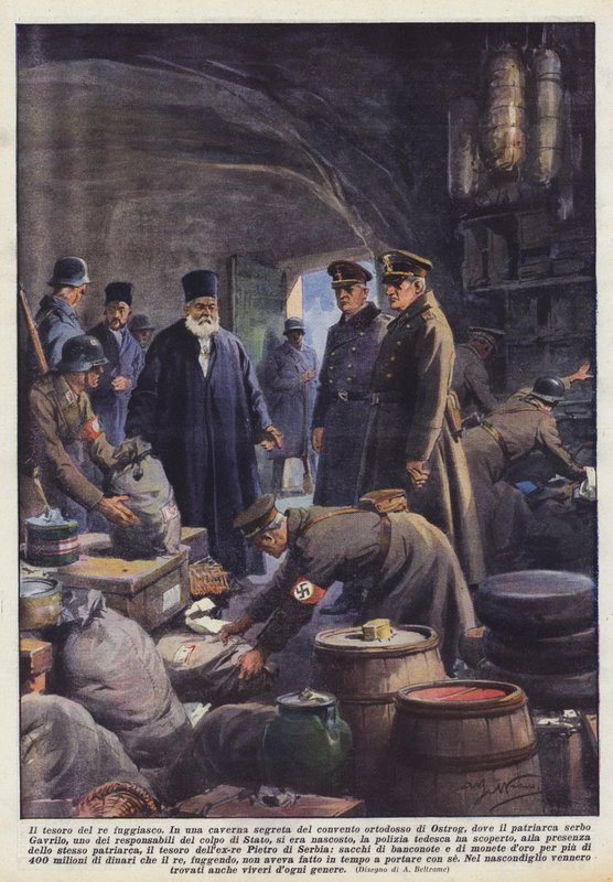 A szökött király kincse (színes litó) alkotó: Achille Beltrame