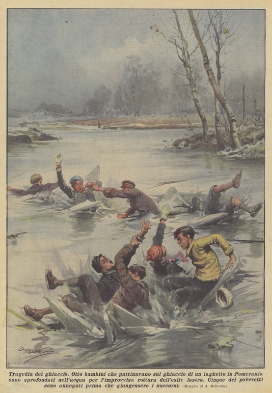 Jég tragédia alkotó: Achille Beltrame
