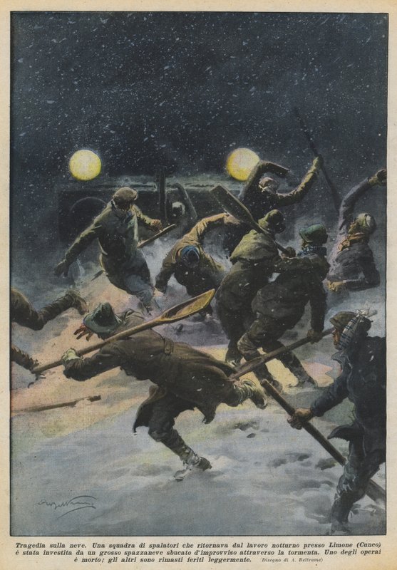 Tragédia a hóban alkotó: Achille Beltrame