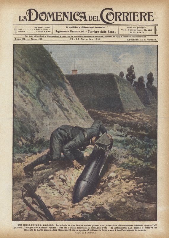 Egy hősies brigadéros alkotó: Achille Beltrame