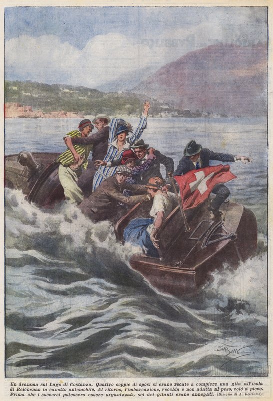 Dráma a Bodeni-tavon alkotó: Achille Beltrame