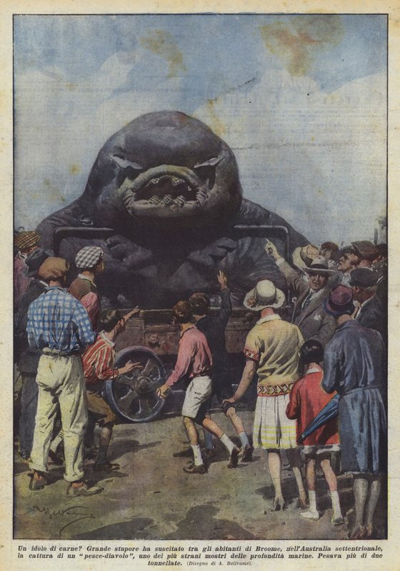 Hús bálvány? alkotó: Achille Beltrame
