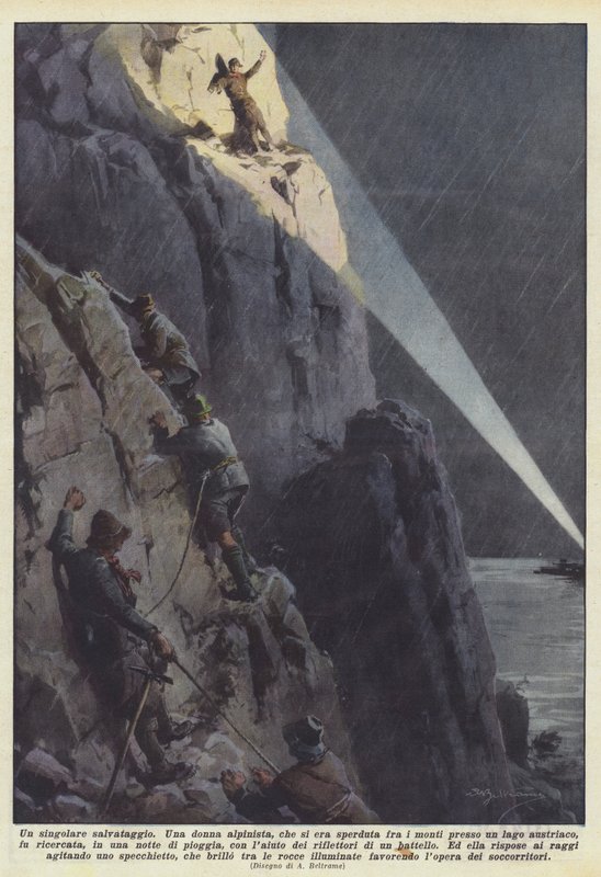 Egyedülálló mentés alkotó: Achille Beltrame