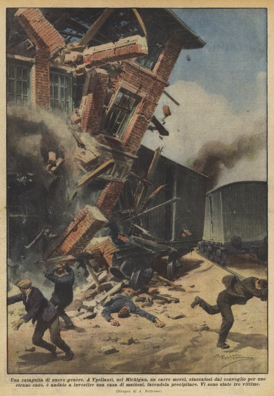 Egy újfajta katapult alkotó: Achille Beltrame