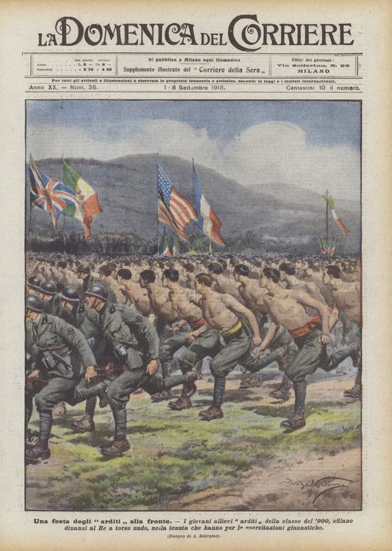 A merészek lakomája a homlokban alkotó: Achille Beltrame